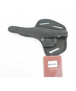 Кобура поясная Vektor из нат. кожи для ПМ с фиксацией через курок (14-12)