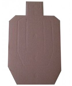 Мишень IPSC метрическая (с белой стороной) 760x460 мм, гофрокартон Т23 (10 штук)