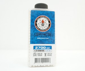 Шары для страйкбола G&G 0,28 г, 2700 штук (белые, бутылка) G-07-221