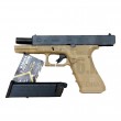 Страйкбольный пистолет WE Glock-17 Gen.4 Tan, сменные накладки (WE-G001B-TN) - фото № 10