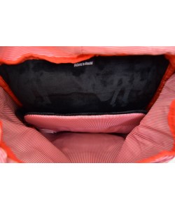 Рюкзак Herschel Little America Backpack 17L, черный с коричневыми пряжками