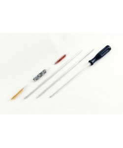 Набор для чистки ShotTime, кал. 9 мм, для нарезного оружия, металл. шомпол +3 ерша, пластик. пенал