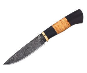 Нож ручной работы из дамасской стали ВАРАН (5719)д