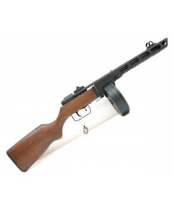 Страйкбольный пистолет-пулемет Snow Wolf PPSH EBB, пластик под дерево (SW-09)