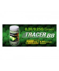 Шары трассерные G&G Tracer 0,20 г, 2400 штук (зеленые) G-07-137