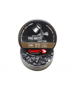 Пули для пневматики Gamo Pro Match 5,5 мм, 1,0 г (250 штук)