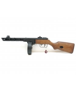 Страйкбольный пистолет-пулемет Snow Wolf PPSH EBB, пластик под дерево (SW-09)