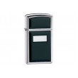 Зажигалка Zippo 1655 Slim Ultralite Black Emblem - фото № 1