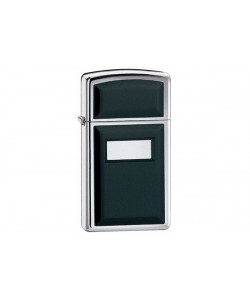 Зажигалка Zippo 1655 Slim Ultralite Black Emblem