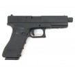 Страйкбольный пистолет KJW Glock G17 TBC CO₂ Black, удлин. ствол - фото № 2