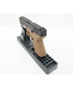 Страйкбольный пистолет WE Glock-19 Gen.4 Tan, сменные накладки (WE-G003B-TN)