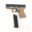 Страйкбольный пистолет WE Glock-19 Gen.4 Tan, сменные накладки (WE-G003B-TN) - фото № 5