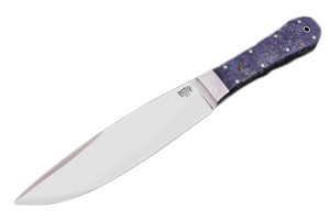Нож Bark River Rogue Blue Maple Burl