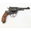 Пневматический револьвер Gletcher NGT R / RF Black, пулевой (Наган) - фото № 2