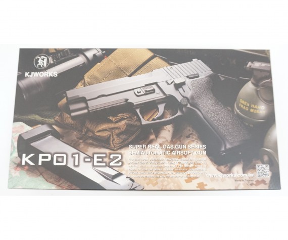 Pistolet Airsoft KJ Works KP01-E2 P226 E2 Full Métal Gaz Blowback