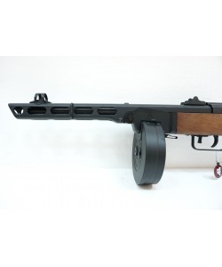 Страйкбольный пистолет-пулемет Snow Wolf PPSH EBB, пластик под дерево (SW-09)