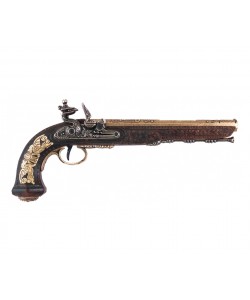 Макет пистолет дуэльный мастера Буте, латунь (Франция, 1810 г.) DE-1084-L