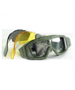 Очки защитные Daisy Tactical XT, 3 сменные линзы, Green (TD-RK3-G)