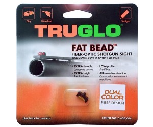 Оптоволоконная мушка Truglo G948CD FAT•BEAD 2,6 мм двухцветная, ввинчивающаяся
