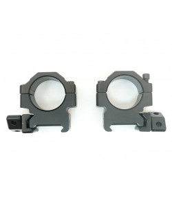 Кольца Leapers UTG 25,4 мм быстросъемные на Weaver, с винтовым зажимом, низкие (RG2W1104)