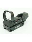 Коллиматорный прицел Combat 1x22x33 открытый, на Weaver