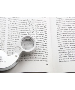 Лупа складная с подсветкой Veber 21011, 40x, 25 мм