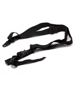 Ремень оружейный Стикхант охотничий 3-точечный (черный)