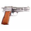 Страйкбольный пистолет WE Browning Hi-Power Silver (WE-B002) - фото № 9