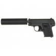 Страйкбольный пистолет Galaxy G.9A (Colt 25 mini) с глушителем - фото № 1