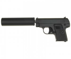 Страйкбольный пистолет Galaxy G.9A (Colt 25 mini) с глушителем
