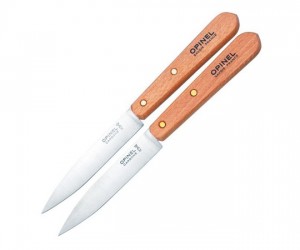 Набор кухонных ножей Opinel Les Essentiels №102 (2 шт.) 10 см, углерод. сталь, рукоять бук