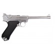 Страйкбольный пистолет WE Luger P08 6” Silver (WE-P005) - фото № 9