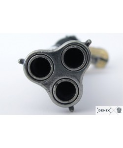 Макет пистолет кремневый трехдульный, под кость (Франция, XVIII век) DE-1309