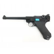Страйкбольный пистолет WE Luger P08 6” Black (WE-P002) - фото № 1