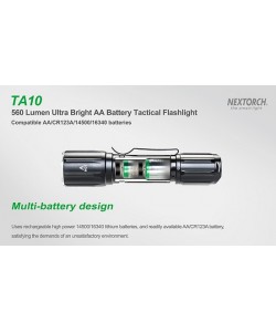Тактический фонарь NexTORCH TA10, CREE XP-L V5, 560 люмен, 5 режимов