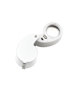 Лупа складная с подсветкой Veber 21011, 40x, 25 мм