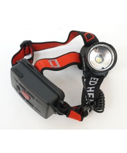 Аккумуляторный налобный фонарь FL070, 3 режима, зум