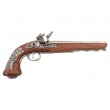 Макет пистолет дуэльный мастера Буте, никель (Франция, 1810 г.) DE-1084-NQ - фото № 1