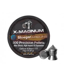 Пули Stoeger X-Magnum 4,5 мм, 0,75 г (500 штук)