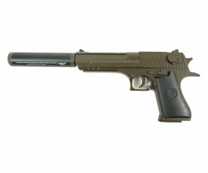 Страйкбольный пистолет Shantou Smart K111DS (Desert Eagle, с глушителем) G.17.2