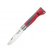 Нож складной Opinel Specialists Outdoor Junior №07, 7 см, нерж. сталь, свисток, красный - фото № 1