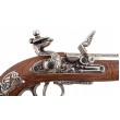 Макет пистолет дуэльный мастера Буте, никель (Франция, 1810 г.) DE-1084-NQ - фото № 2