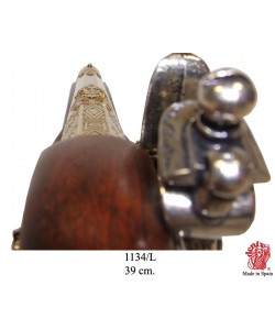 Макет пистолет для дуэли, Версаль, латунь (Франция, 1810 г.) DE-1134-L