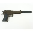Страйкбольный пистолет Shantou Smart K111DS (Desert Eagle, с глушителем) G.17.2 - фото № 2