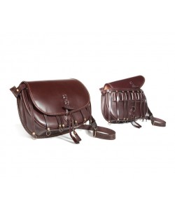 Ягдташ Vektor из натуральной кожи с патронташем