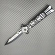 Нож автоматический с металлической рукоятью Мастер Клинок MA004 - фото № 2