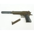 Страйкбольный пистолет Shantou Smart K111DS (Desert Eagle, с глушителем) G.17.2 - фото № 3