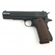 Страйкбольный пистолет KJW Colt M1911A1 CO₂ GBB Black - фото № 1