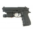 Страйкбольный пистолет Galaxy G.052BL (Beretta 92) с ЛЦУ - фото № 1