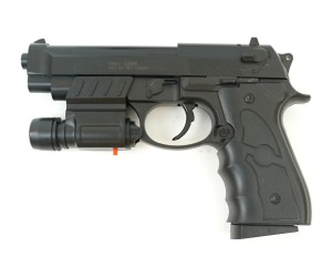 Страйкбольный пистолет Galaxy G.052BL (Beretta 92) с ЛЦУ